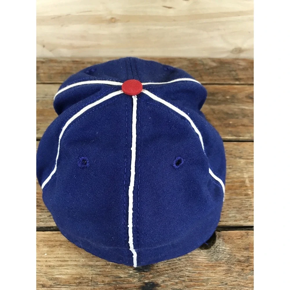 Vintage Chicago Cubs Hat 1957 Repro American Needle Made in USA 7 1/2 Blue